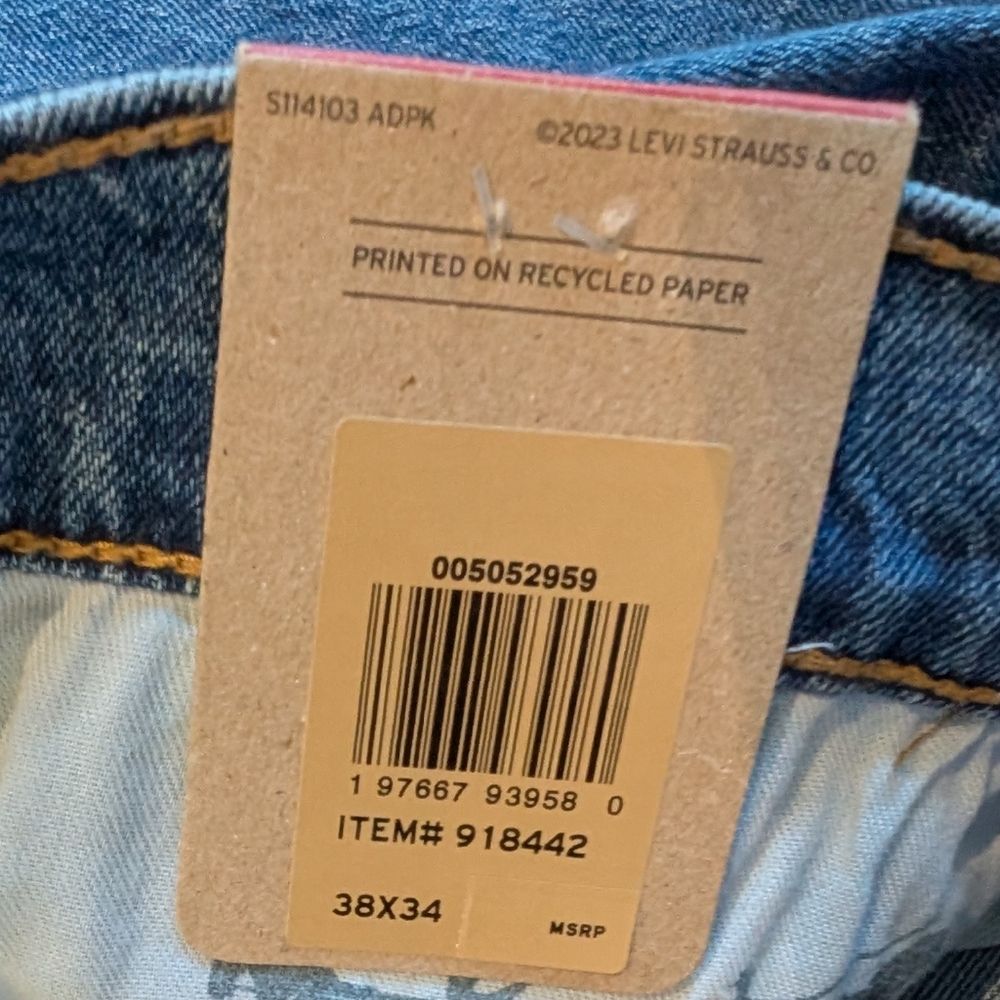 Levi's 505's 38 X 34 New With Tags - Picture 7 of 9